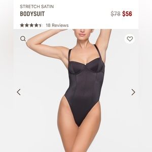 SKIMS Stretch Satin Bodysuit